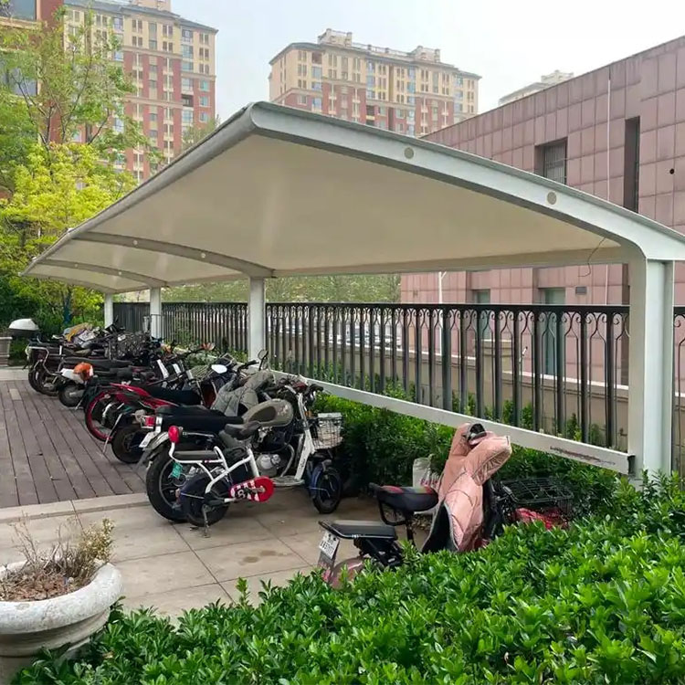 灵武县膜结构电动车棚